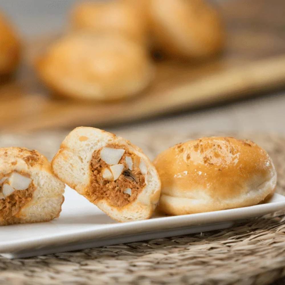 Sandball de huevo y atún