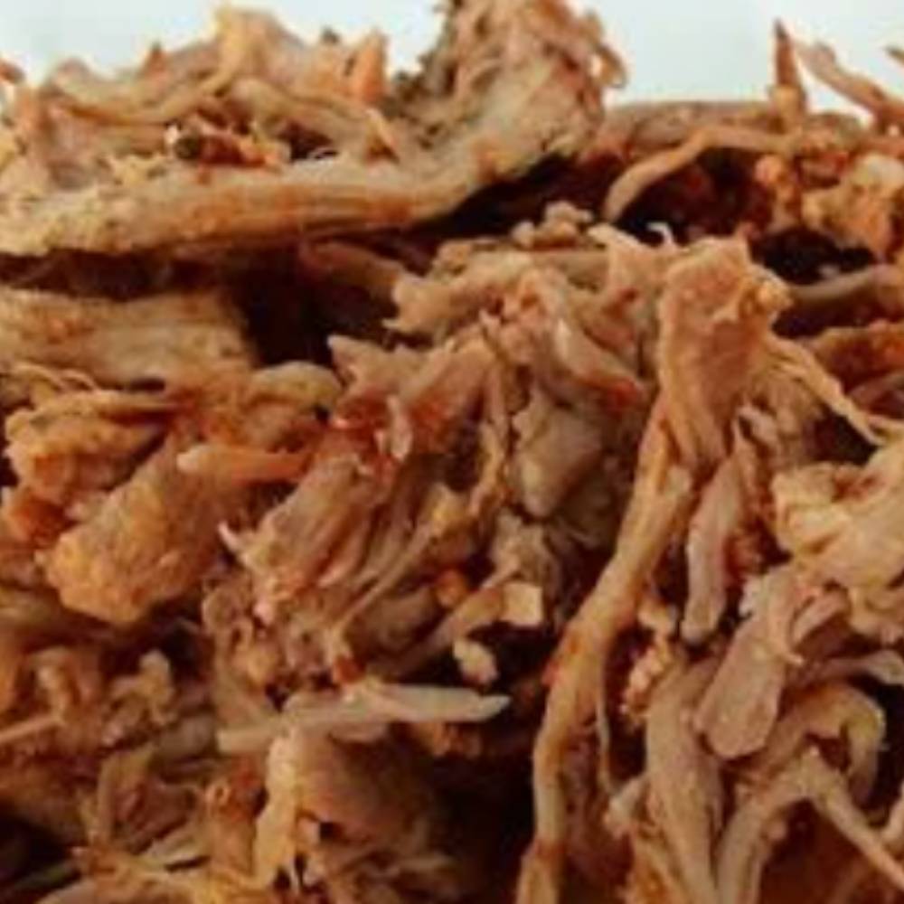 carrillada de cerdo deshilachado