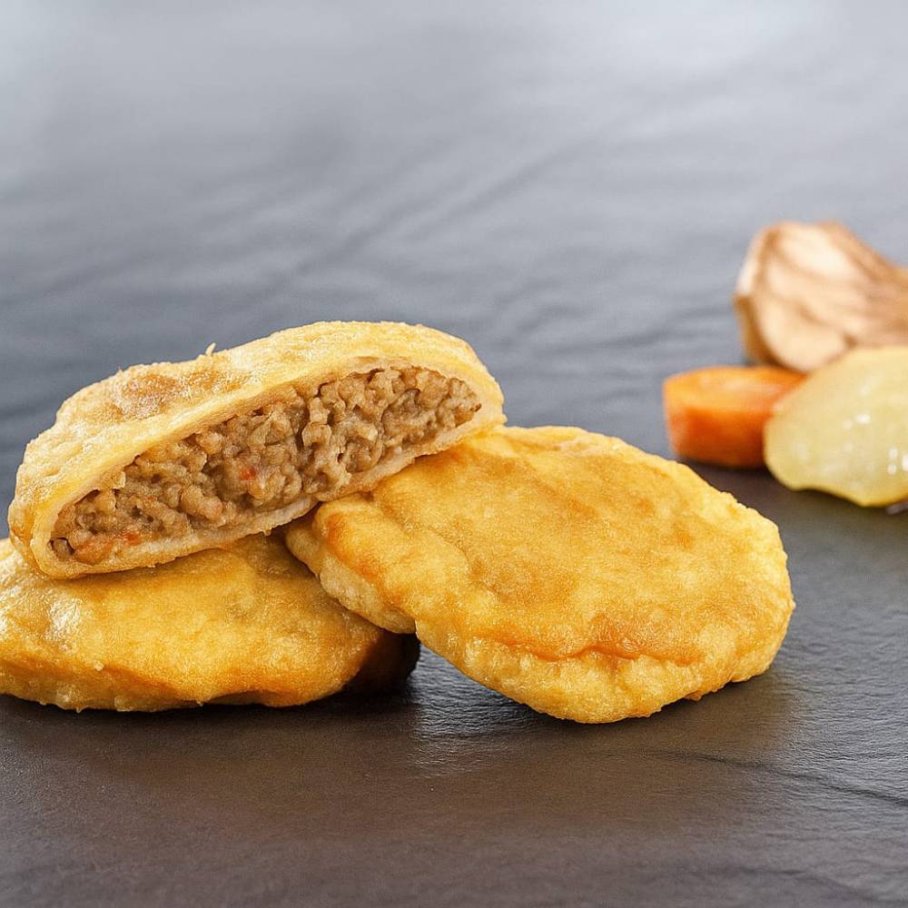 patata de olot de carne de canela en rama