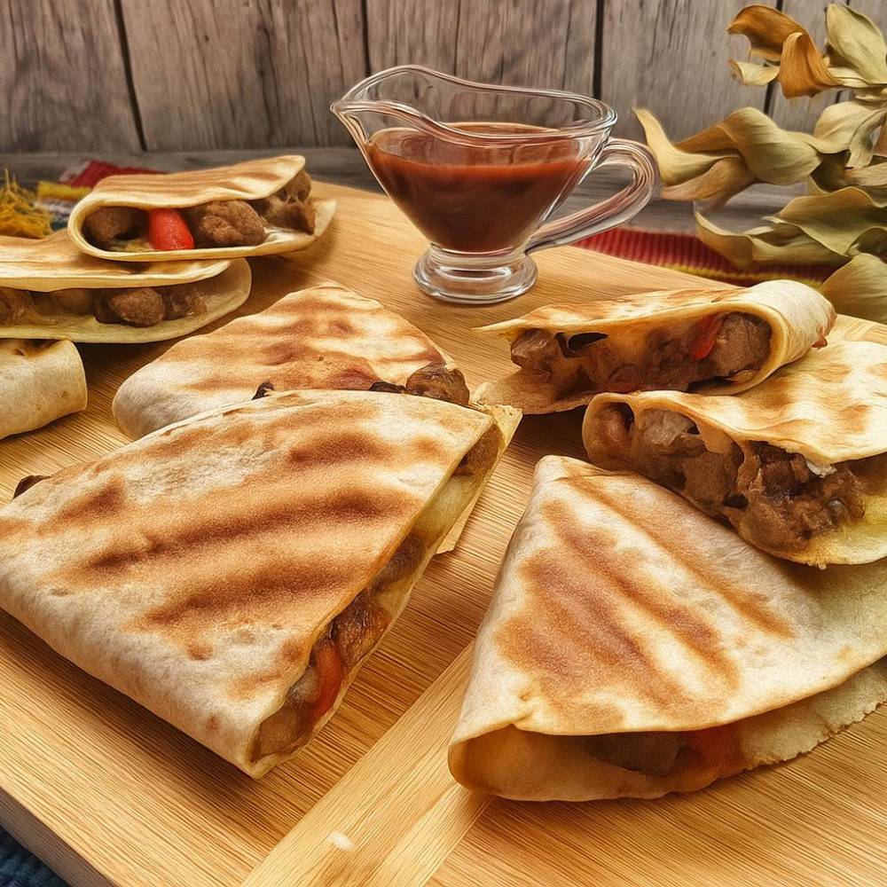 quesadillas de canela en rama