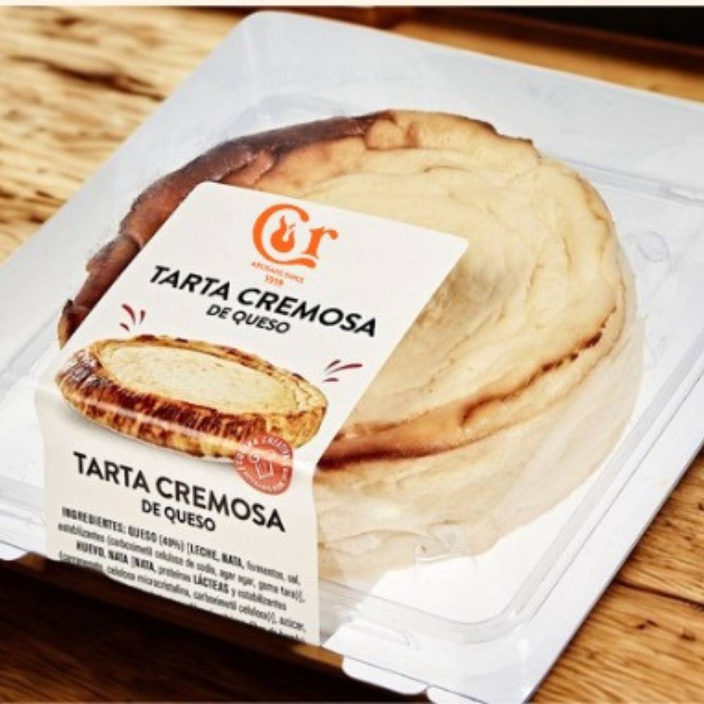 tarta de queso cremosa de canela en rama en formato mini