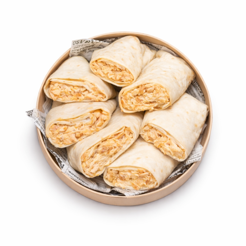 Rueda burritos de pollo guacamole | Canela en Rama