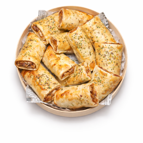 Rueda Flautas de carne y salsa mexicana (12ud)