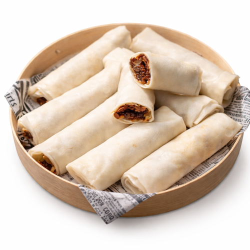 Rueda Rollitos de morcilla con manzana caramelizada