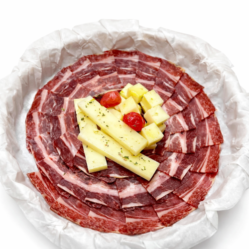 Rueda de paleta 100% duroc y Queso