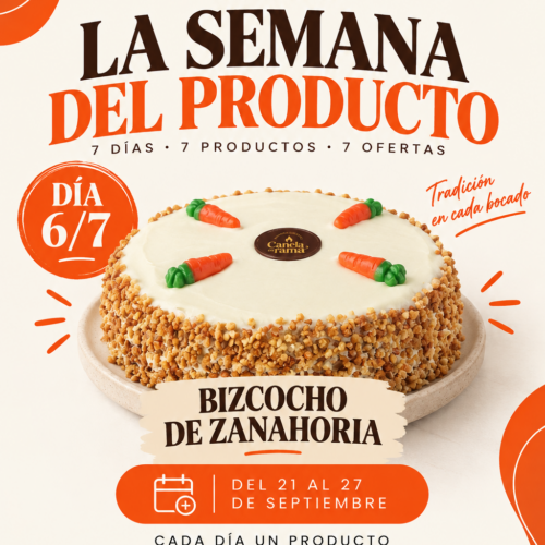 Tarta de zanahorias 12-14 personas (1.2kg)