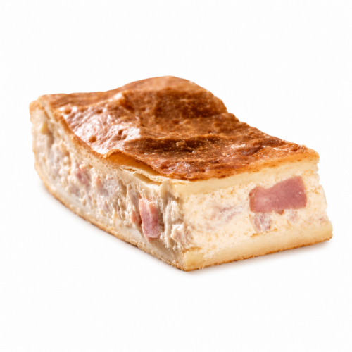Cuarto de empanada de carbonara
