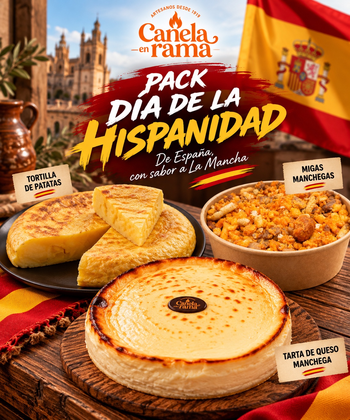 Pack Día de la Hispanidad – Sabor de la Mancha
