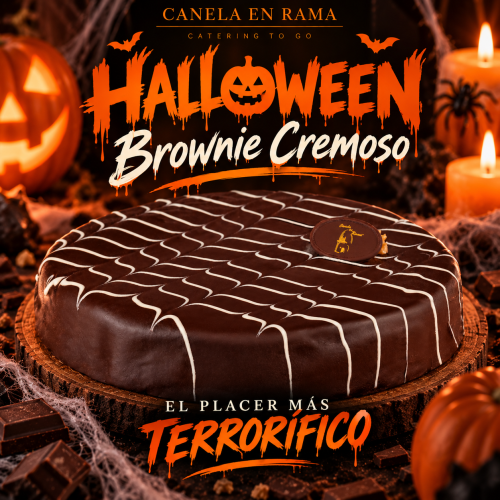Brownie cremoso y nueces