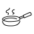 sartén icono